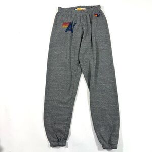 Aviator Nation Logo Jogger Sweatpants Grey